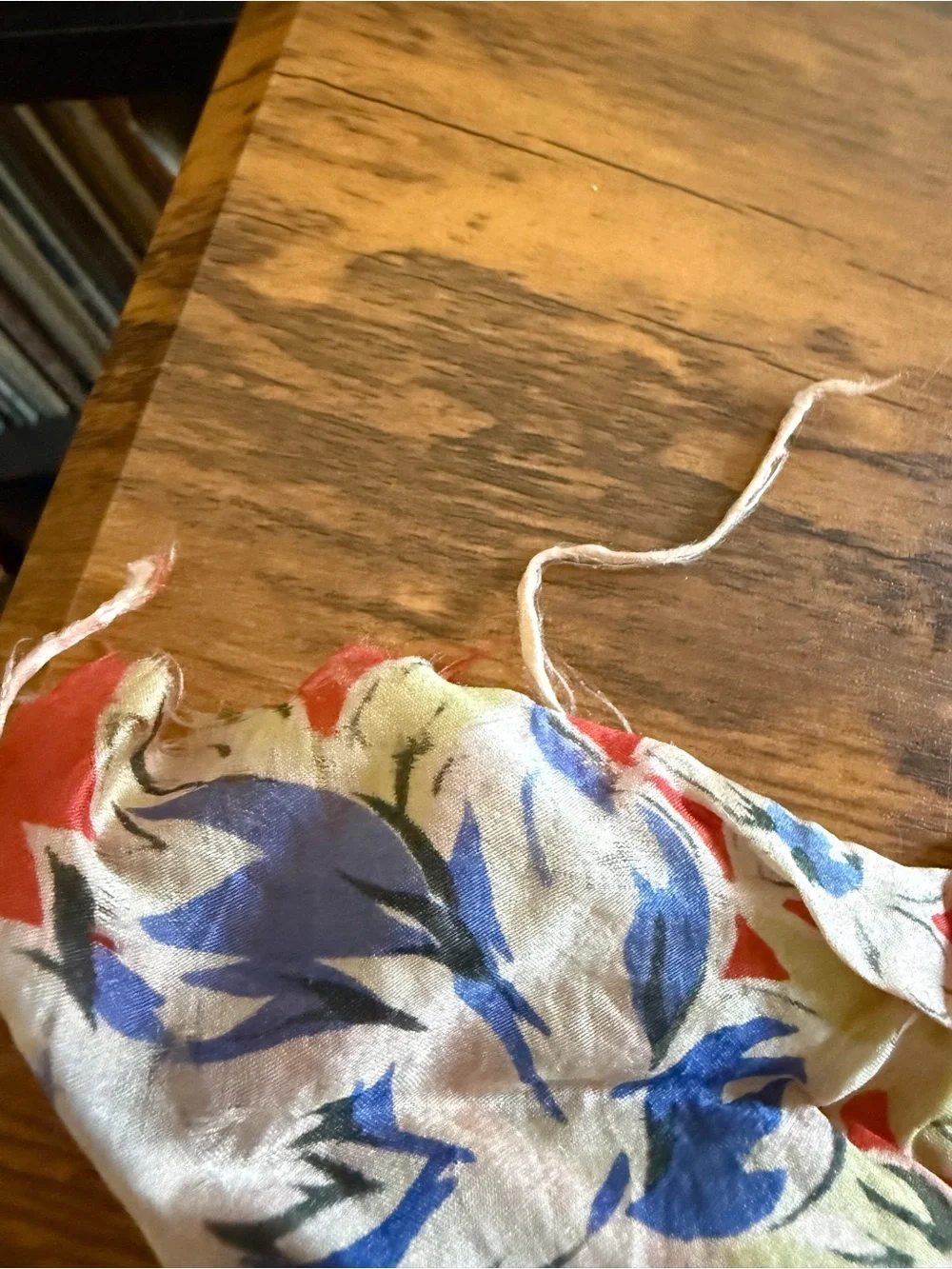 Floral & Checkered Women's scarf